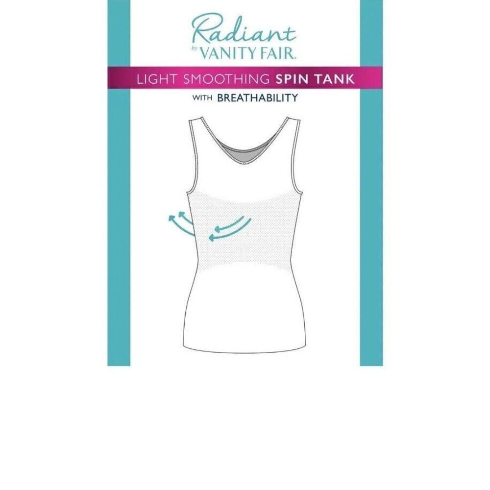 NIB VANITY FAIR Radiant Light Smoothing Spin Tank Nude Sz 3XL - Picture 4 of 5